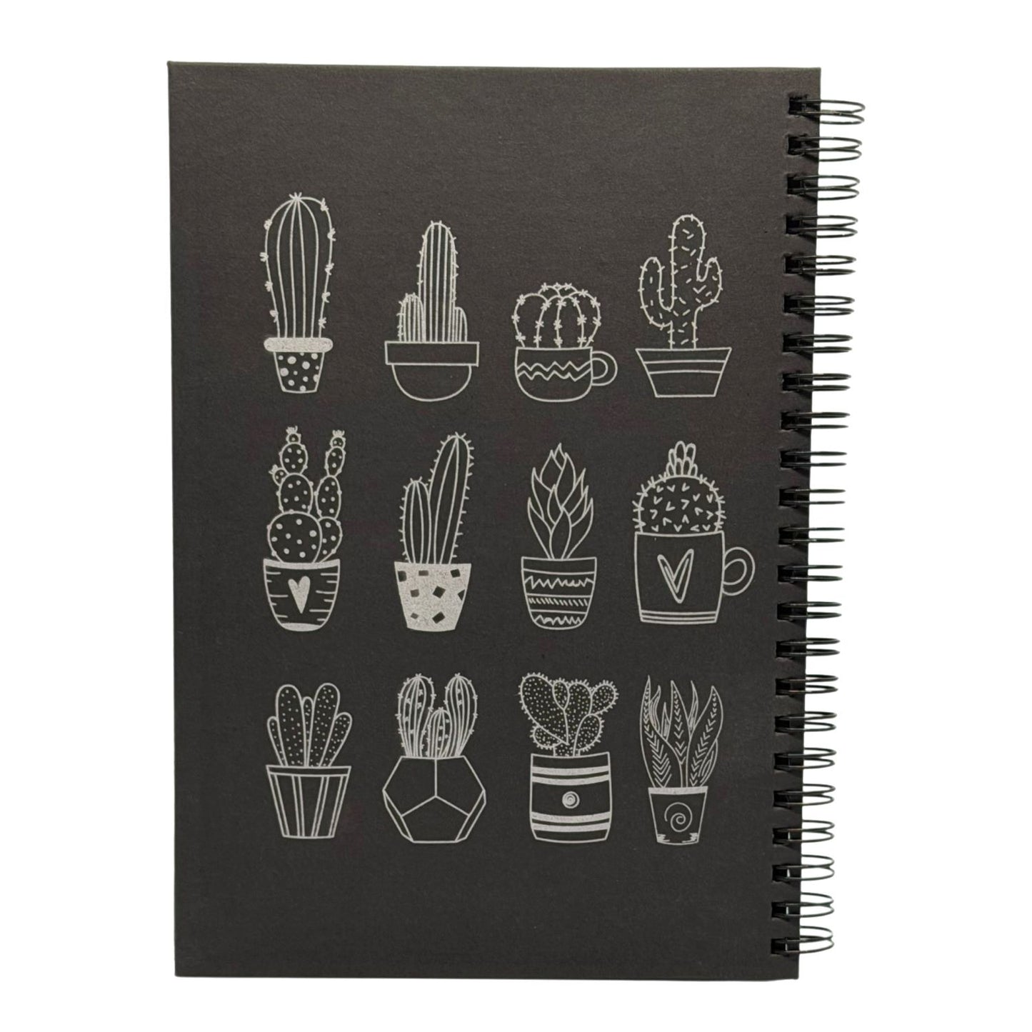 Black-Page Spiral Notebooks - A5 size