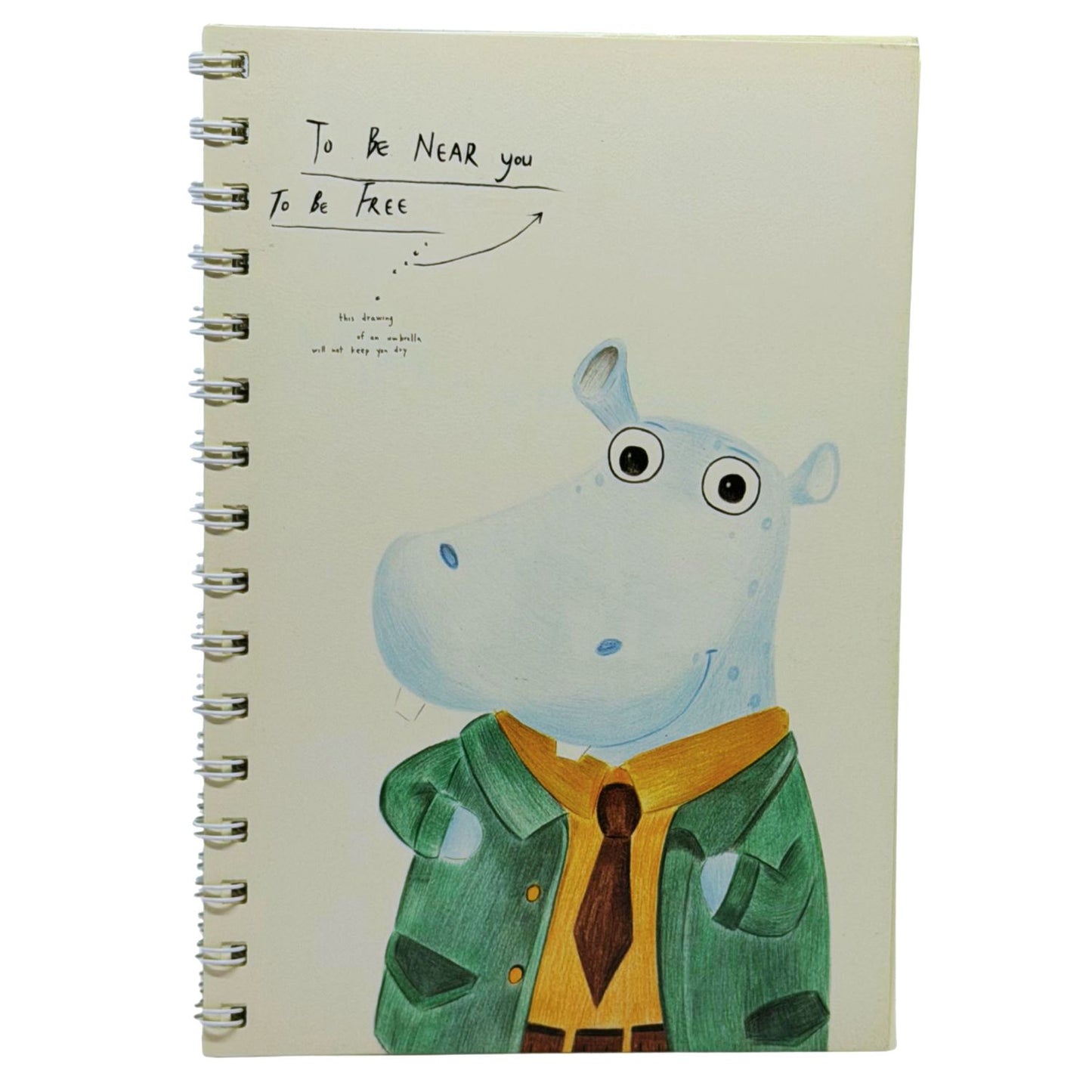 Illustrated Spiral Notebook - A5 size