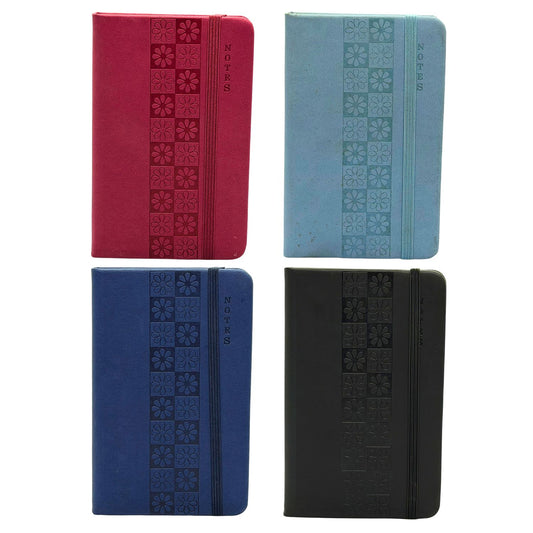 Floral Embossed Notebook - A6 size