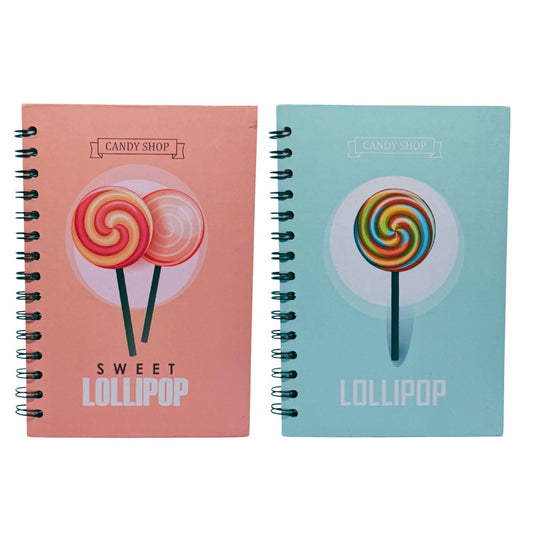 Lollipop Spiral Notebooks - A5 size