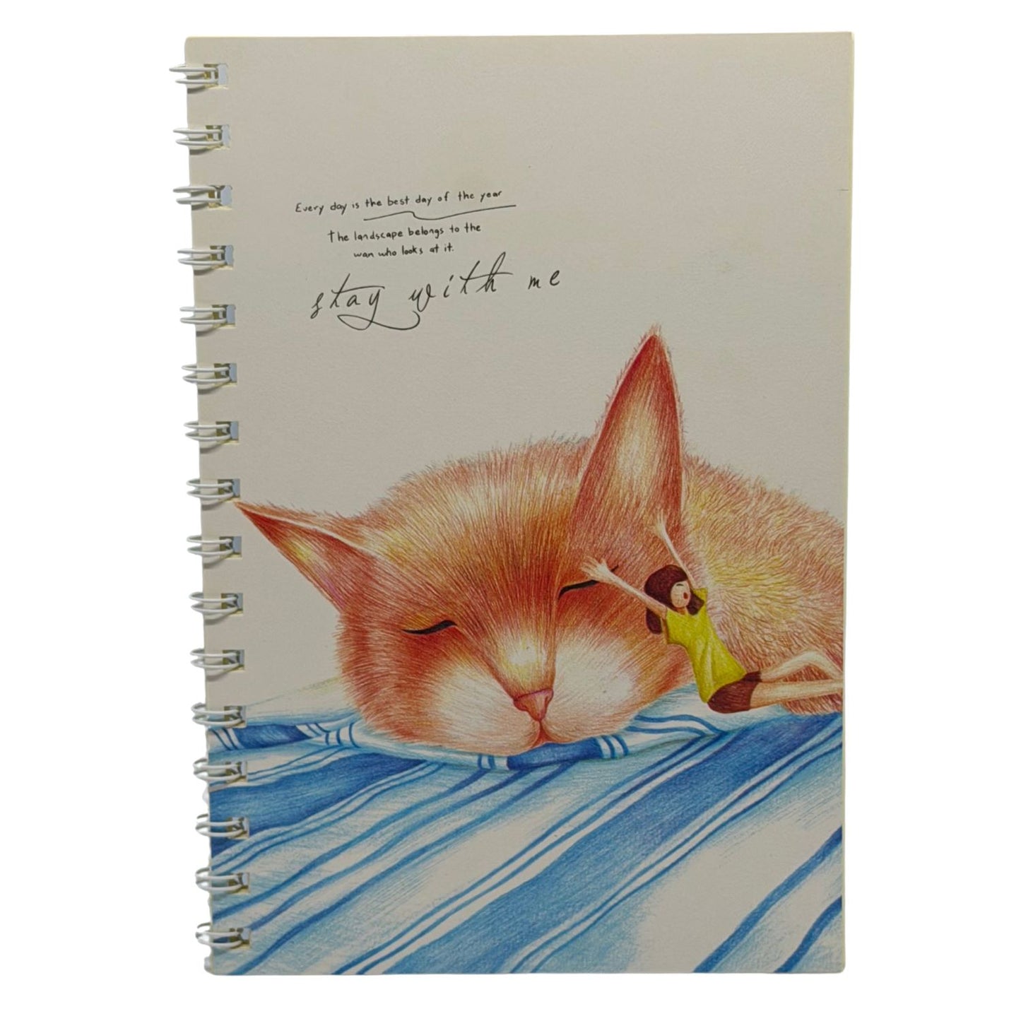 Illustrated Spiral Notebook - A5 size
