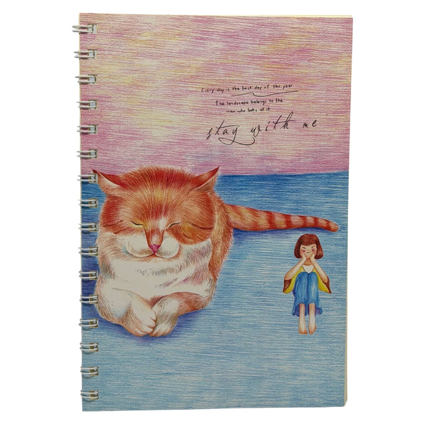 Illustrated Spiral Notebook - A5 size