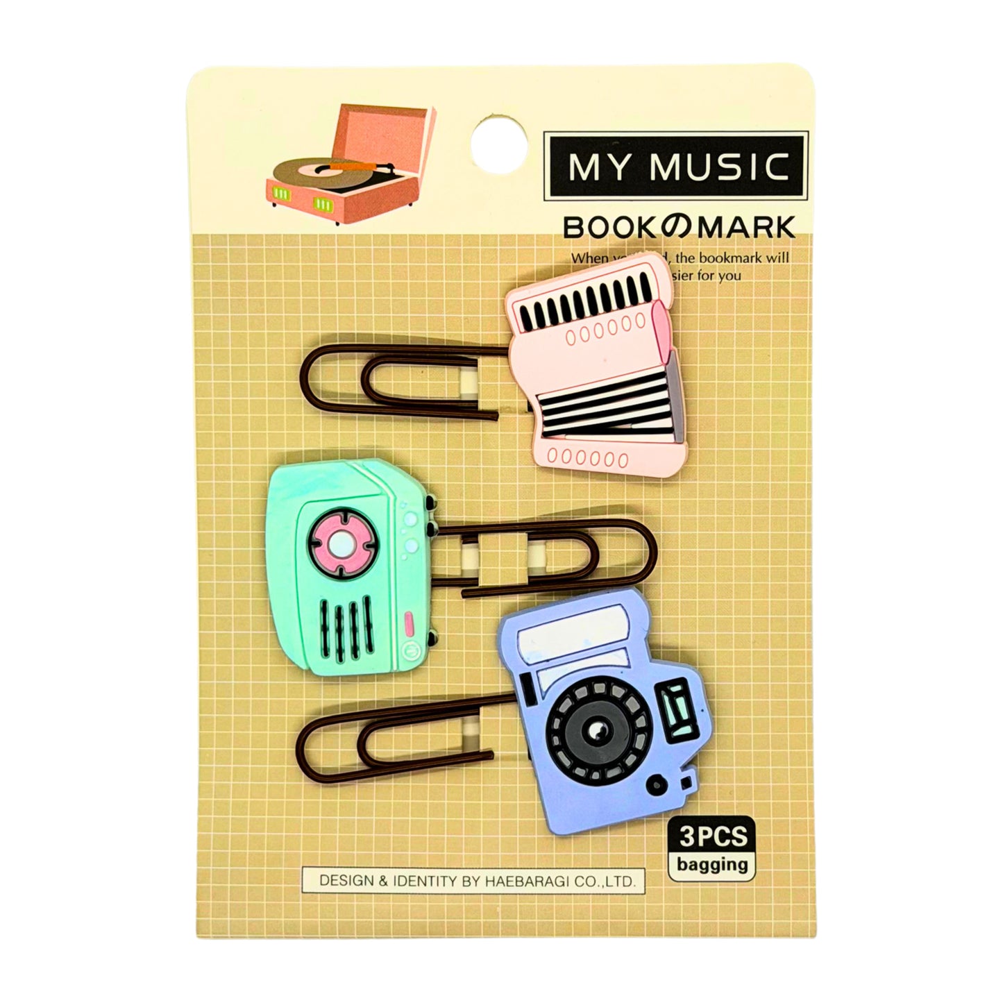 My Music Silicone Paper Clips
