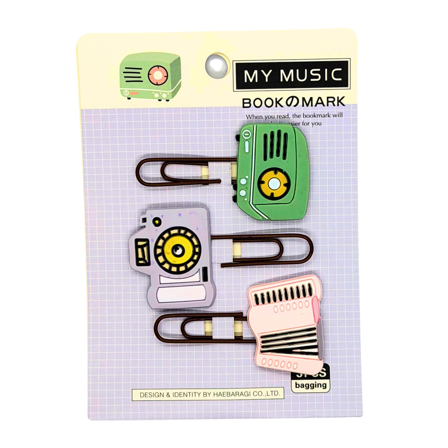 My Music Silicone Paper Clips