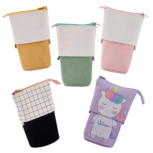 2-in-1 Pop-Up Standing Pencil Case