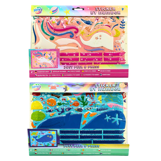 Dino-Mite Sticker by Number Activity Books