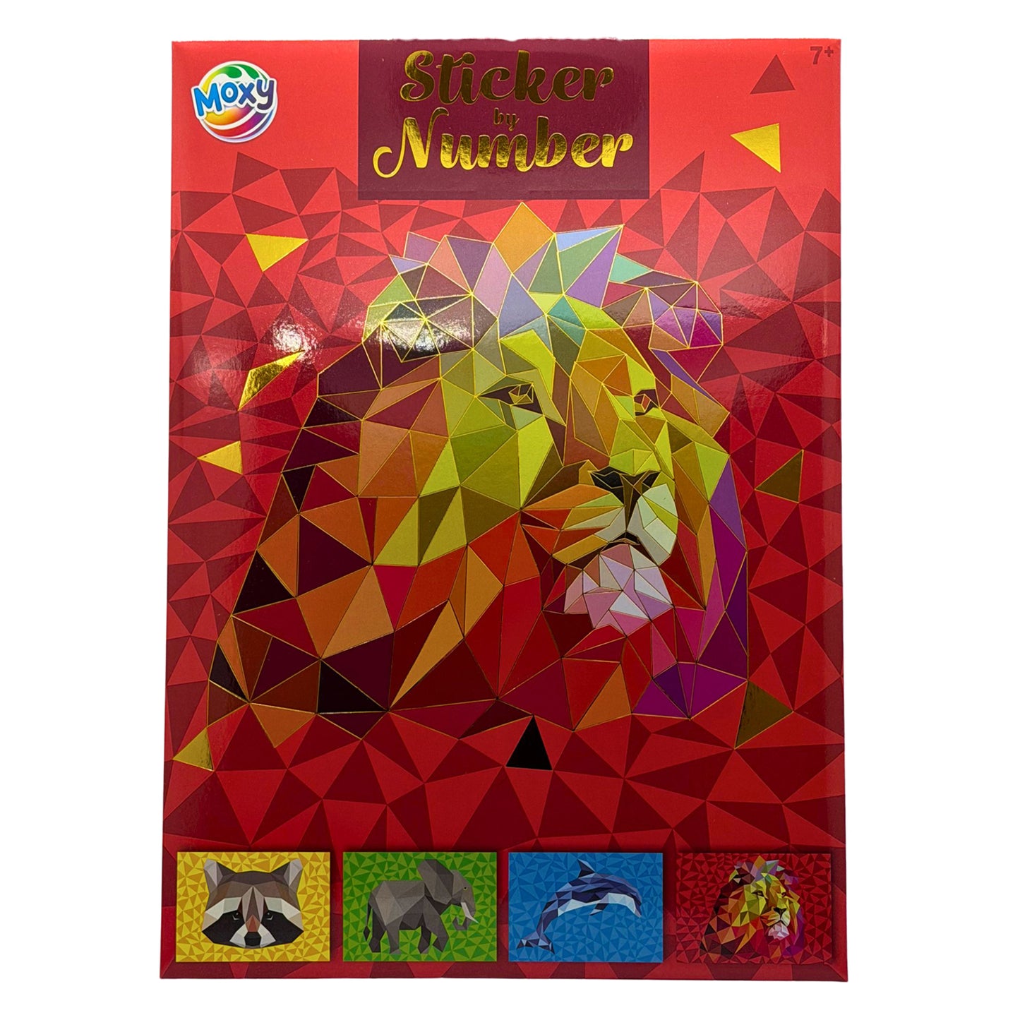 Animal Adventure Sticker by Number Book