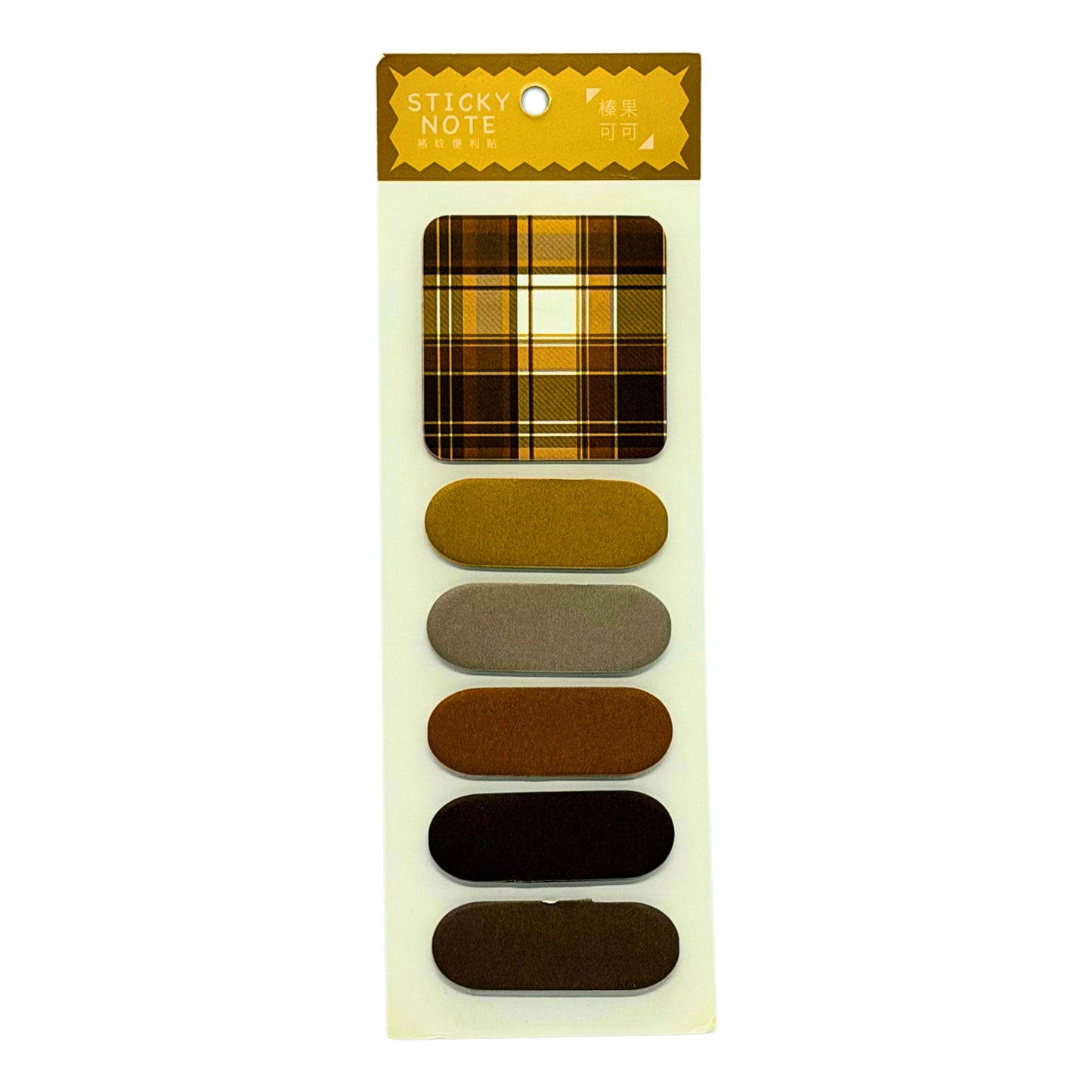 Plaid & Gingham Multi-Size Sticky Note