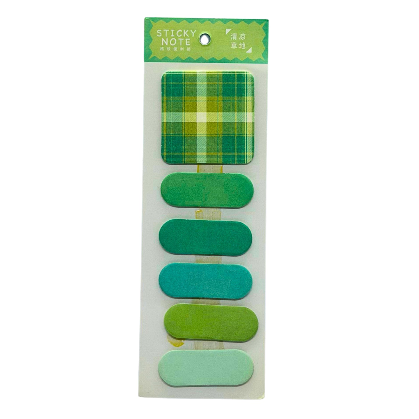 Plaid & Gingham Multi-Size Sticky Note