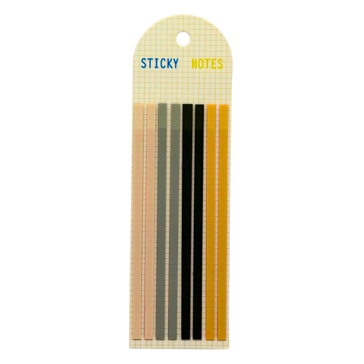 Morandi & Neon Long-Strip Sticky Note