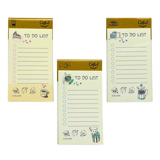 Coffee Culture Daily To-Do List Notepad