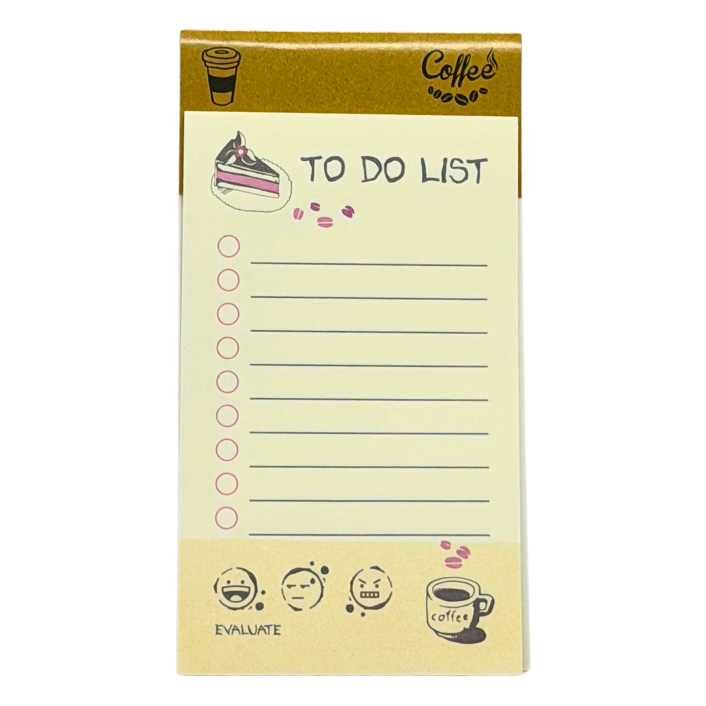 Coffee Culture Daily To-Do List Notepad
