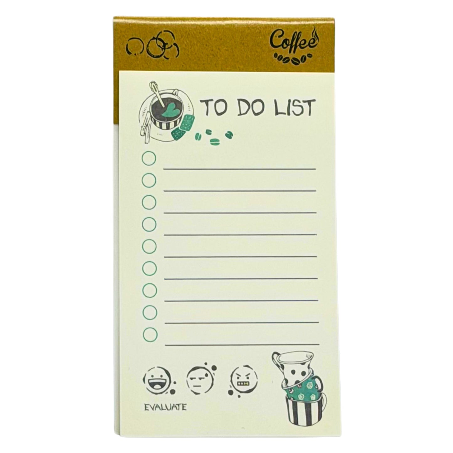 Coffee Culture Daily To-Do List Notepad
