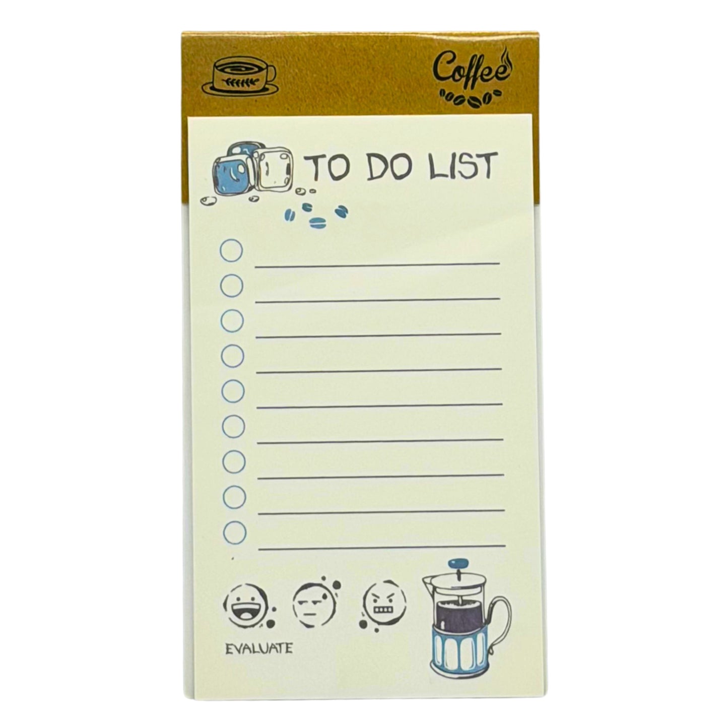 Coffee Culture Daily To-Do List Notepad