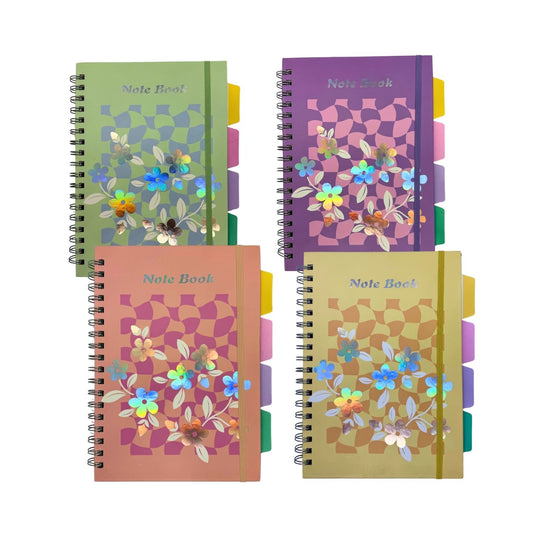 Retro Floral Notebooks - B5 size