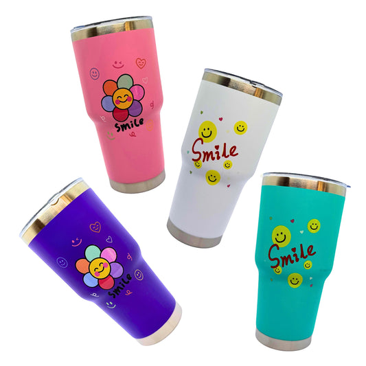 "Smile" Collection Insulated Water Bottles - 600ml
